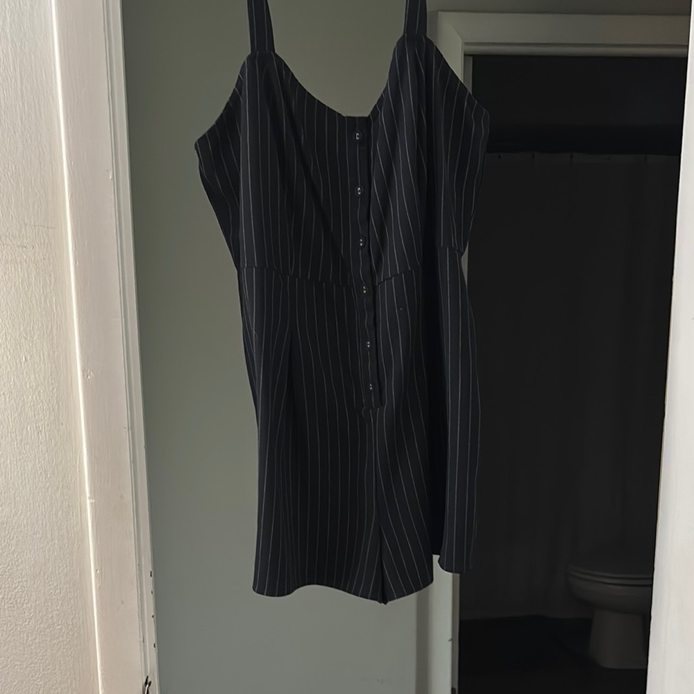 Forever 21 Black and White Striped Dress